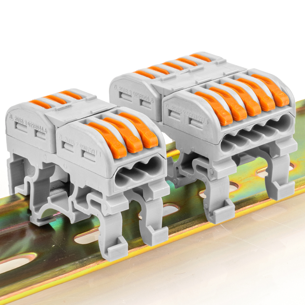 Push Fit Connector - DIN Rail Fast Wire Cable Connectors