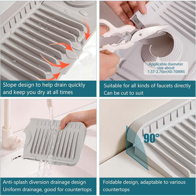 Kitchen Silicone Faucet Splash - Silicone Tap Washer ulasan dan harga