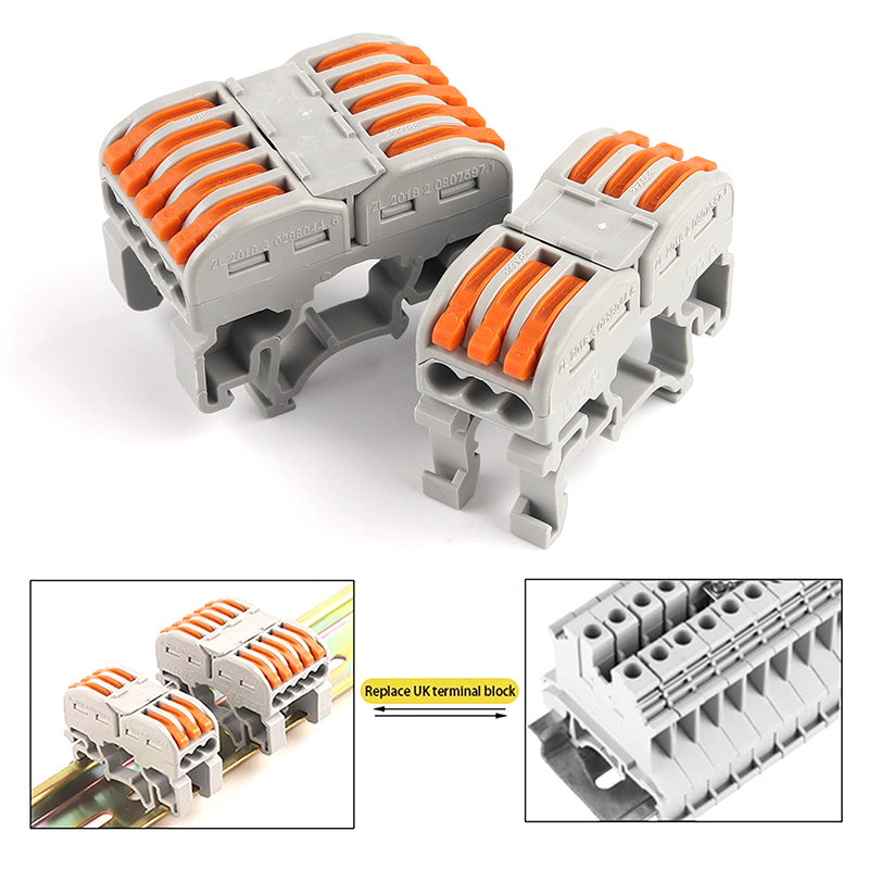 DIN Rail Fast Wire Cable Conne - Push Fit Connector ulasan dan harga
