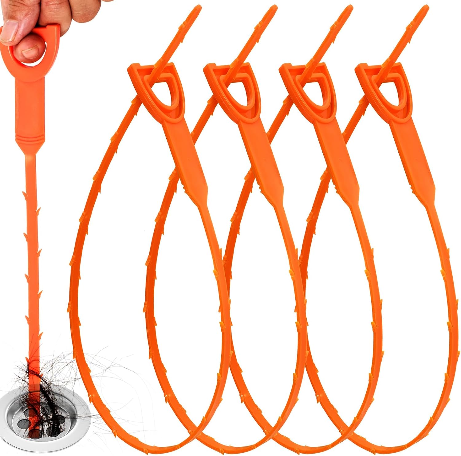 4-Pack 20-Inch Drain Snake, Fl - Drain Snake Flexible ulasan dan harga