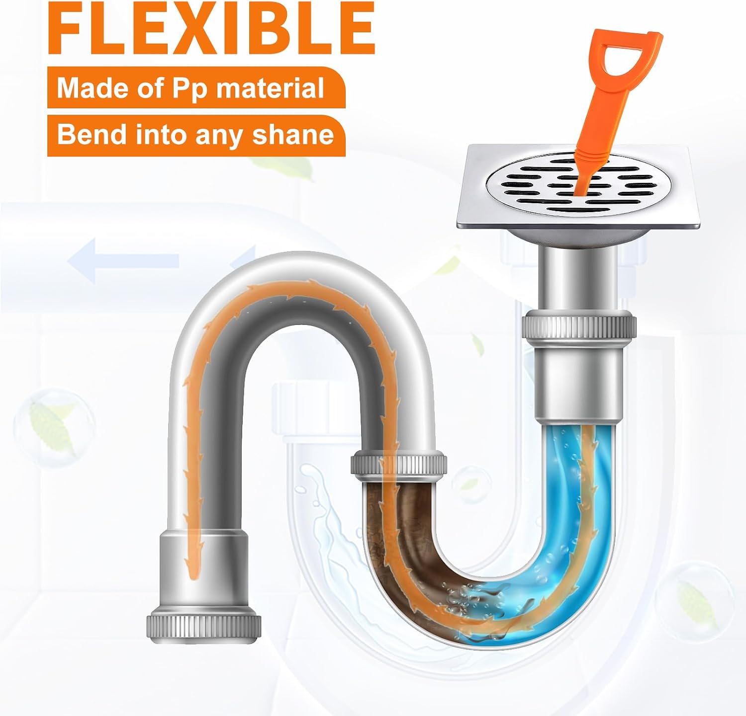 4-Pack 20-Inch Drain Snake, Fl - Drain Snake Flexible ulasan dan harga