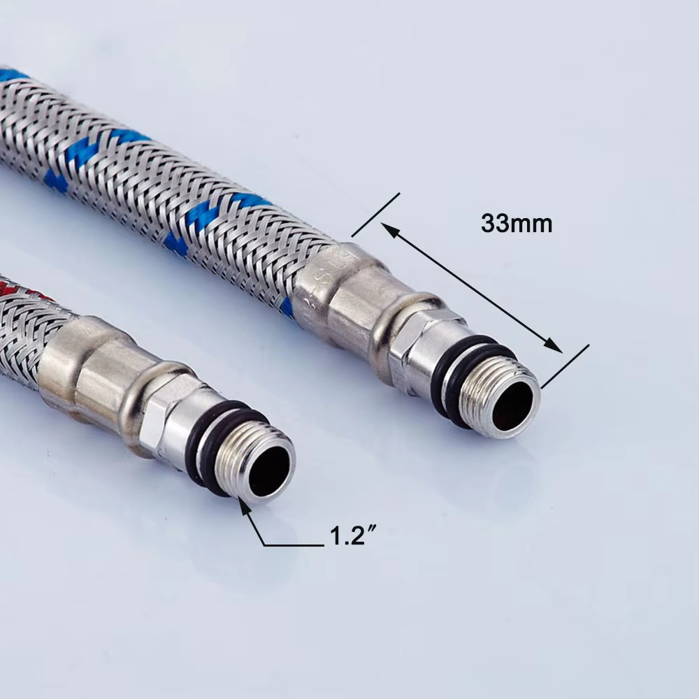 G1/2 G3/8 G9/16 50cm 1 pair St - Flexible Hose Braided ulasan dan harga
