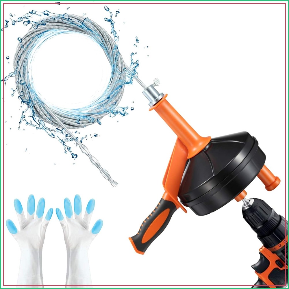 Drain Auger Clog Remover with  - Drain Snake Flexible ulasan dan harga