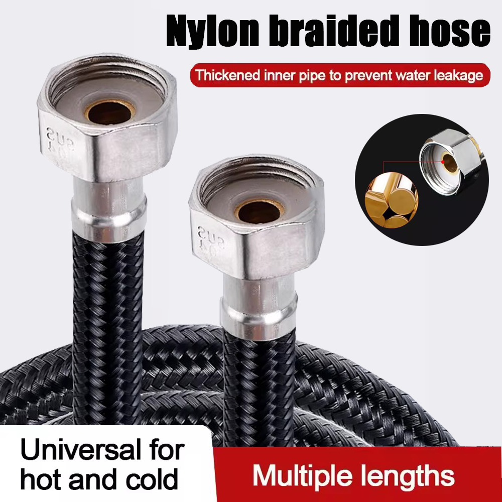 Upgraded 20 to 200CM Nylon Bra - Flexible Hose Braided ulasan dan harga