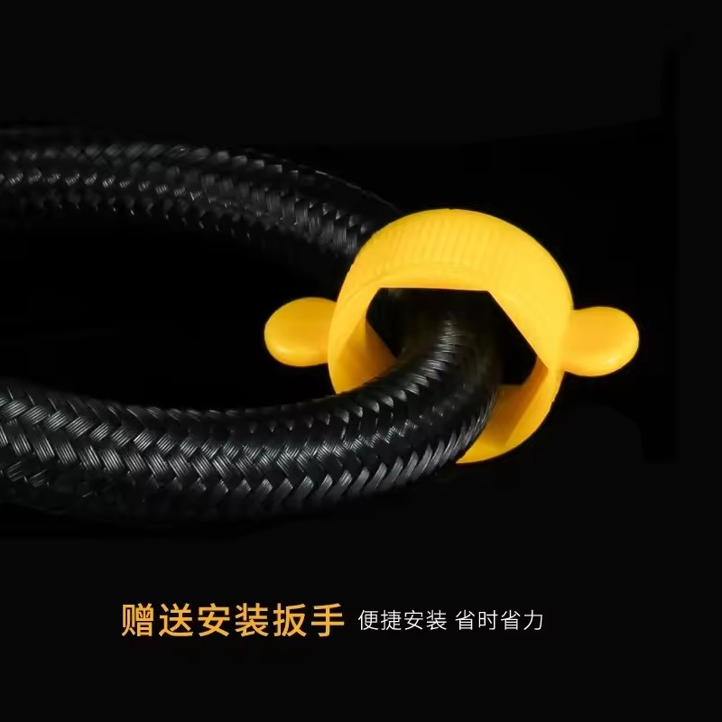 Upgraded 20 to 200CM Nylon Bra - Flexible Hose Braided ulasan dan harga