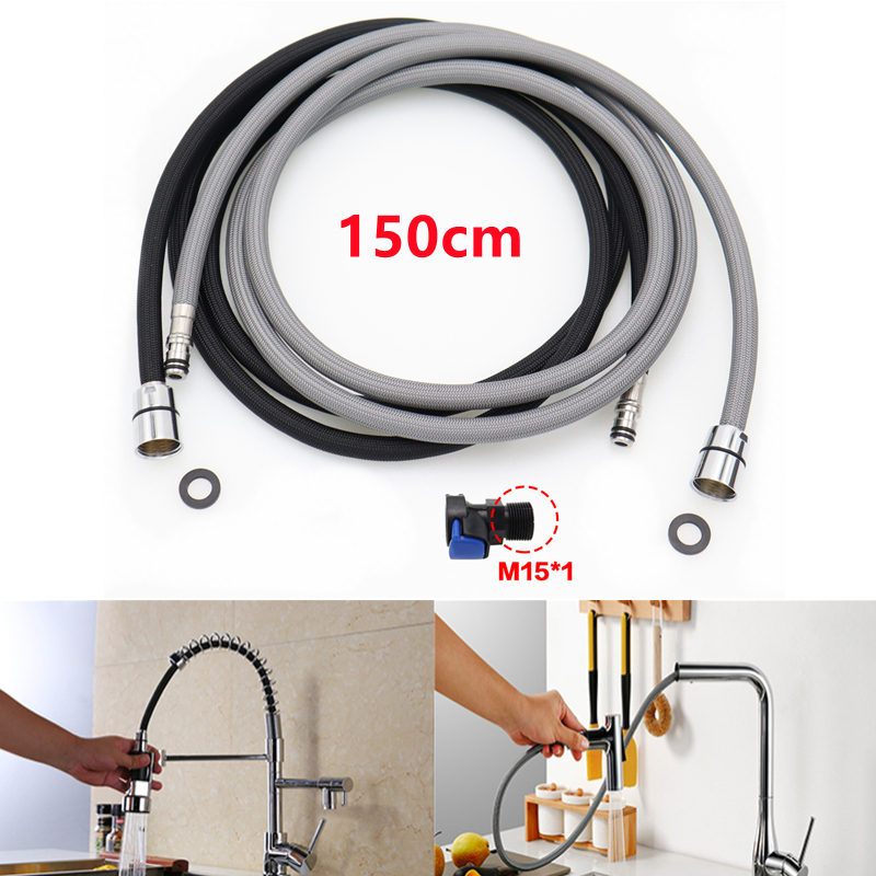 150/180/300cm Kitchen Faucet H - Flexible Hose Braided ulasan dan harga