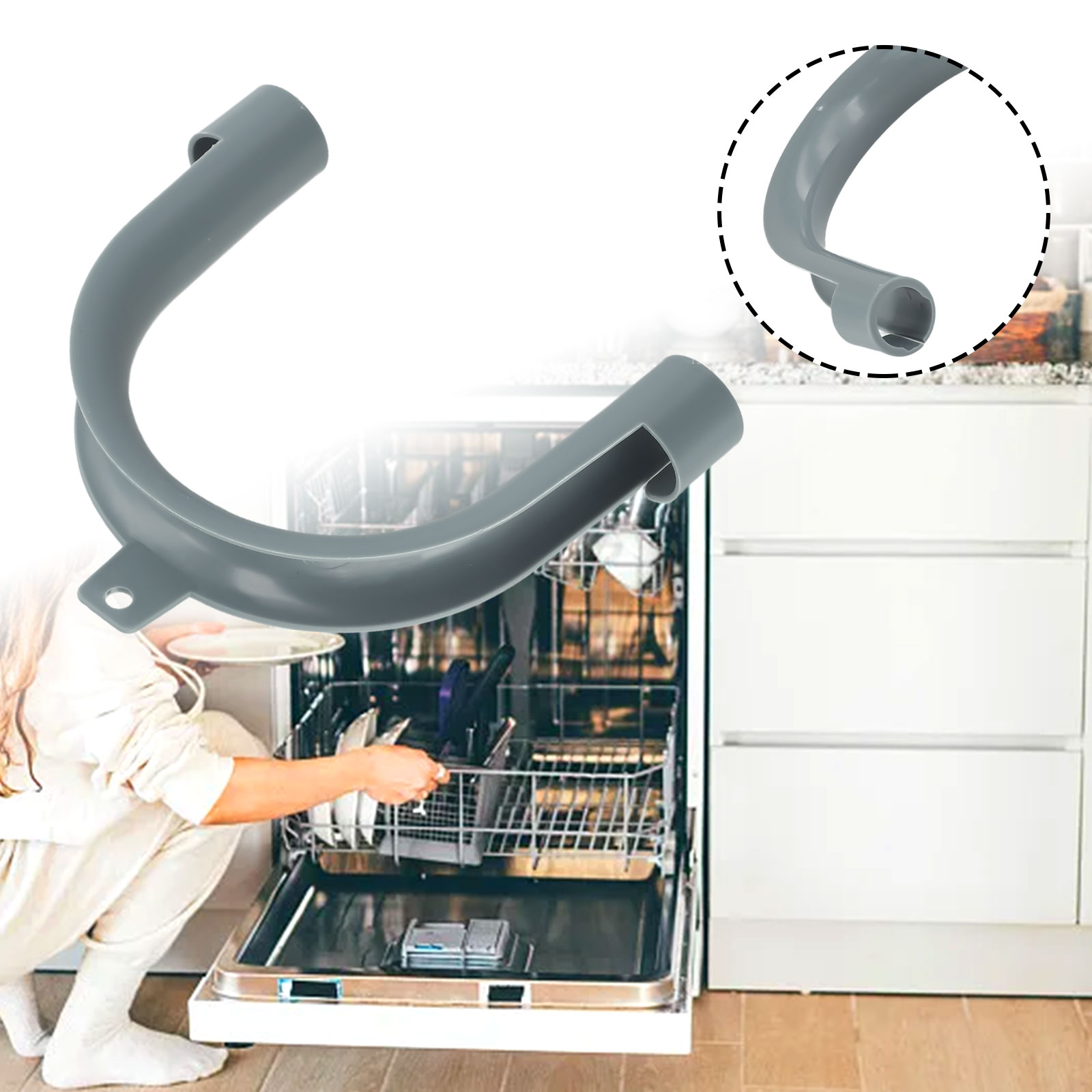 U-Shape Drain Hose Guide Assem - Drain Pipe Clip ulasan dan harga