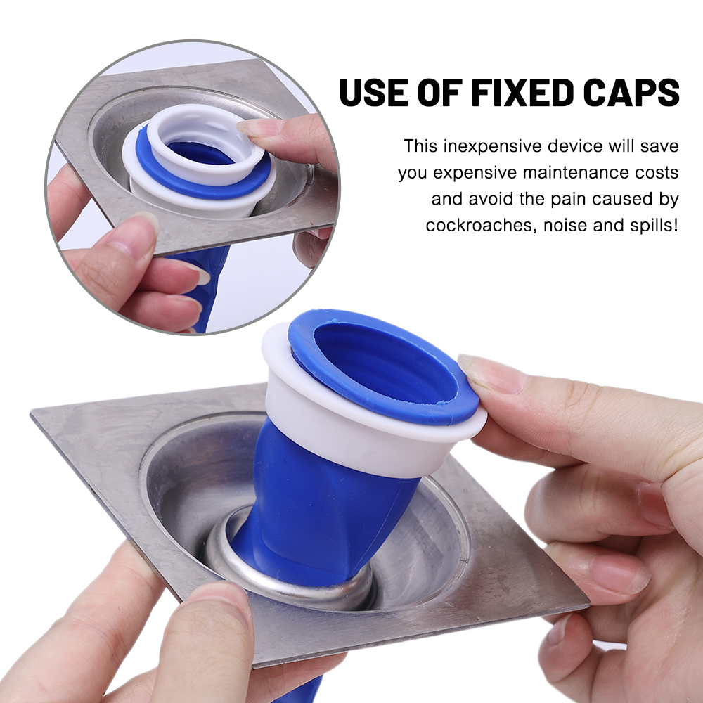 Floor Drain Anti Odor Smell Si - Drain Pipe Clip ulasan dan harga