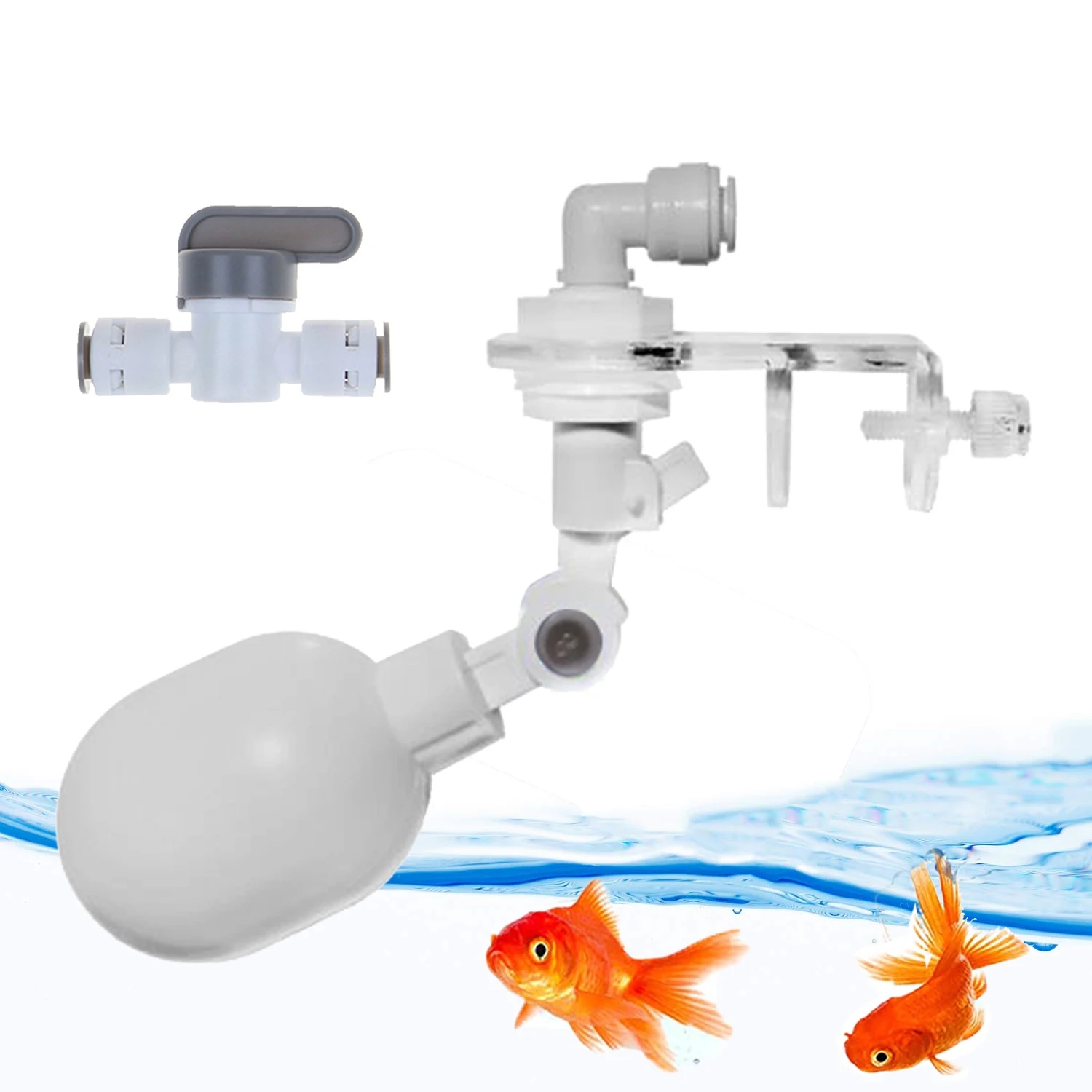 Auto Aquarium Water Changer Ki - Float Ball Valve ulasan dan harga