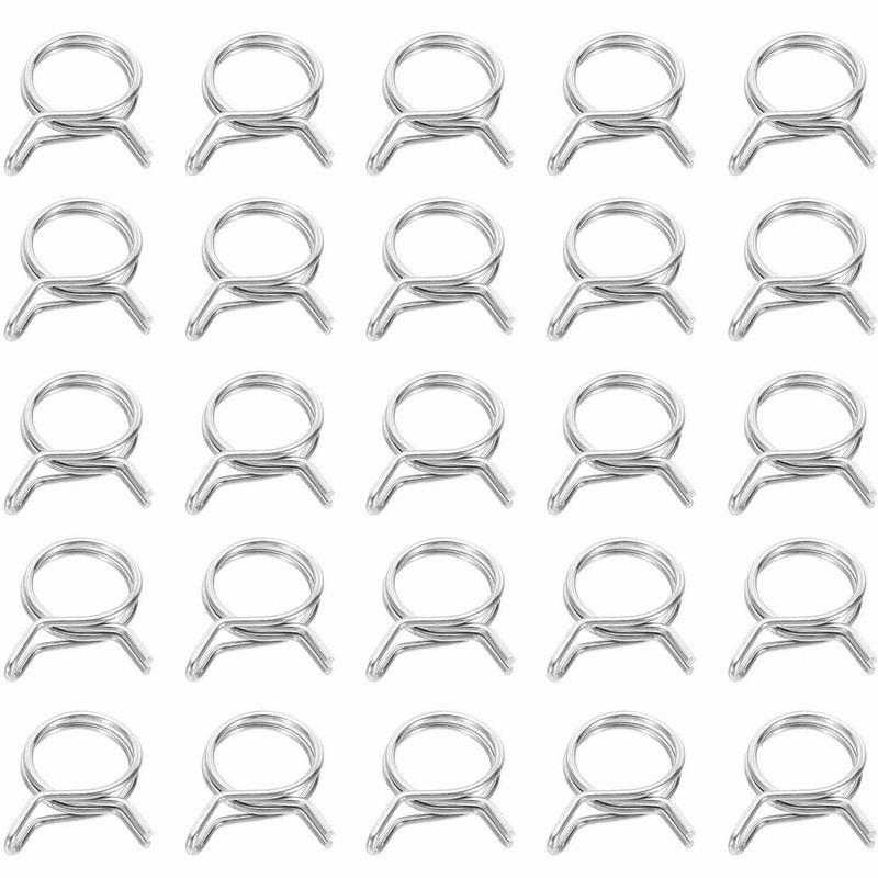 31Pcs 6mm Double Wire Clips, S - Drain Pipe Clip ulasan dan harga