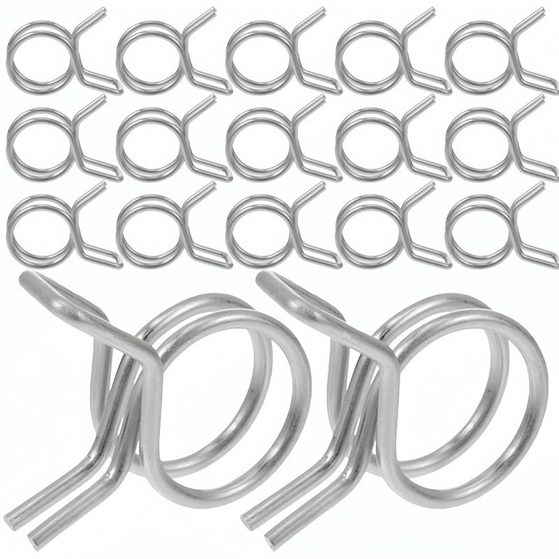 31Pcs 6mm Double Wire Clips, S - Drain Pipe Clip ulasan dan harga