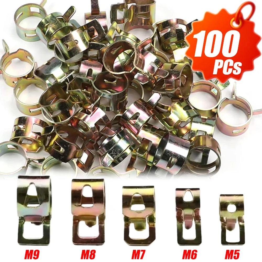 50/100PCs M5/M6/M7/M8/M9 Faste - Pipe Bending Spring ulasan dan harga