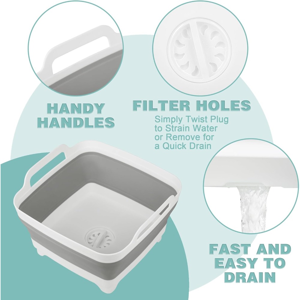 Dishpan for Washing Dishes, Dr - Drain Pipe Clip ulasan dan harga
