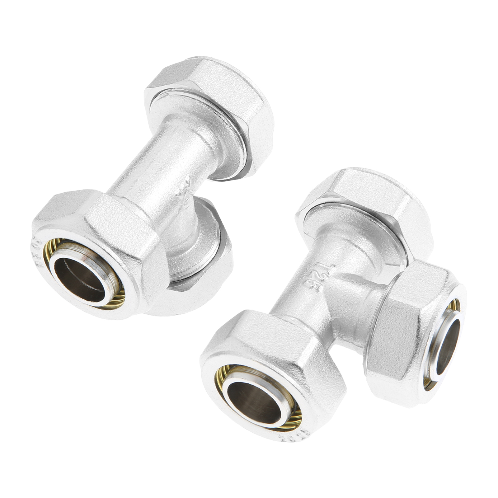 2Pcs 3/4’’ Tee Air Line Fittin - Compression Fitting Brass ulasan dan harga