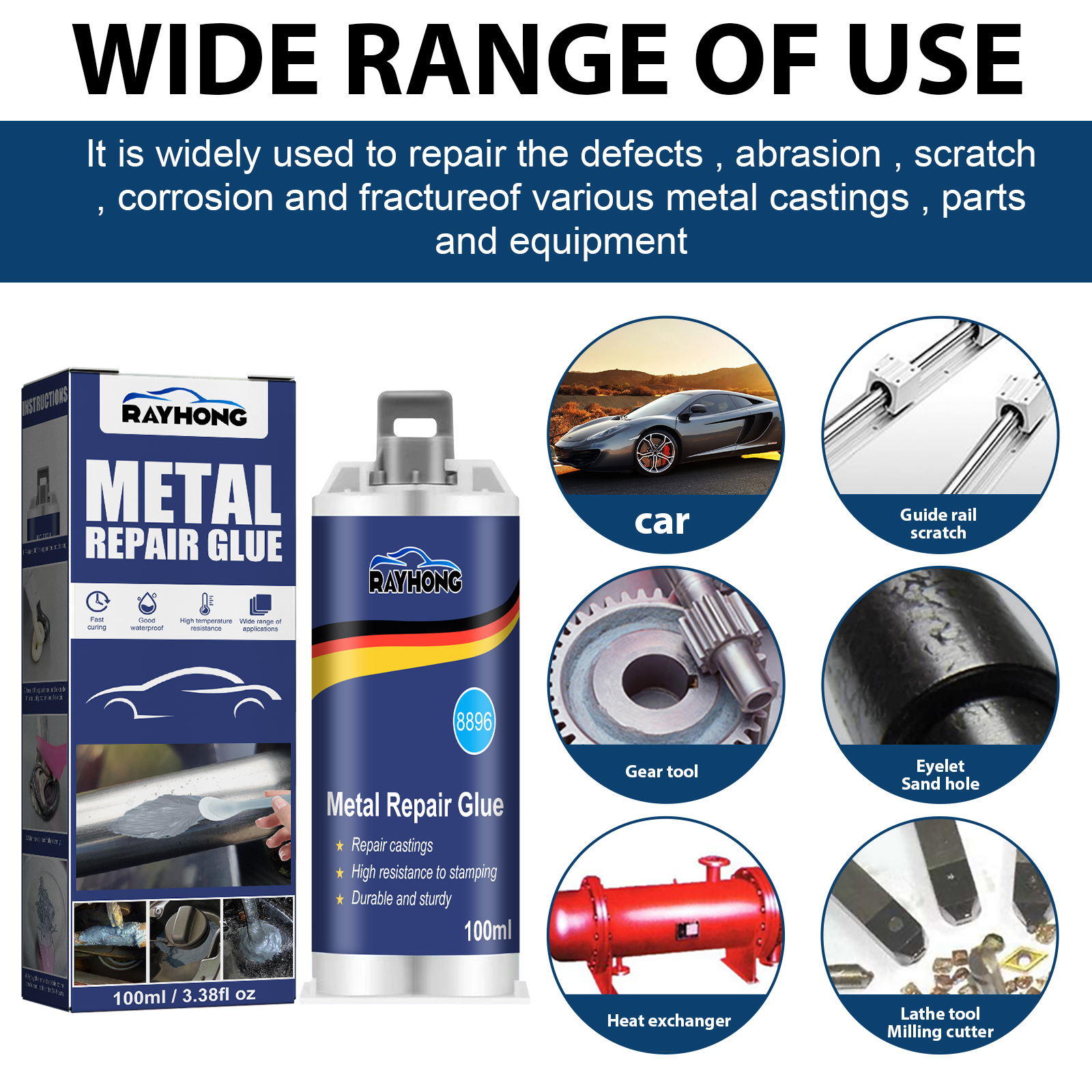 100ml Industrial Metal AB Cast - Solvent Weld Cement ulasan dan harga