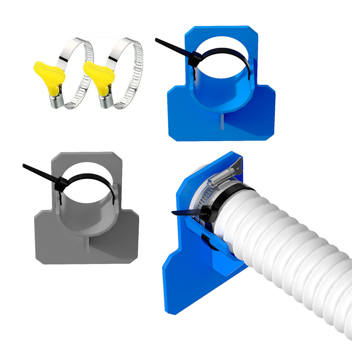 1 Set Swimming Pool Pipe Fixin - Plastic Pipe Clip ulasan dan harga