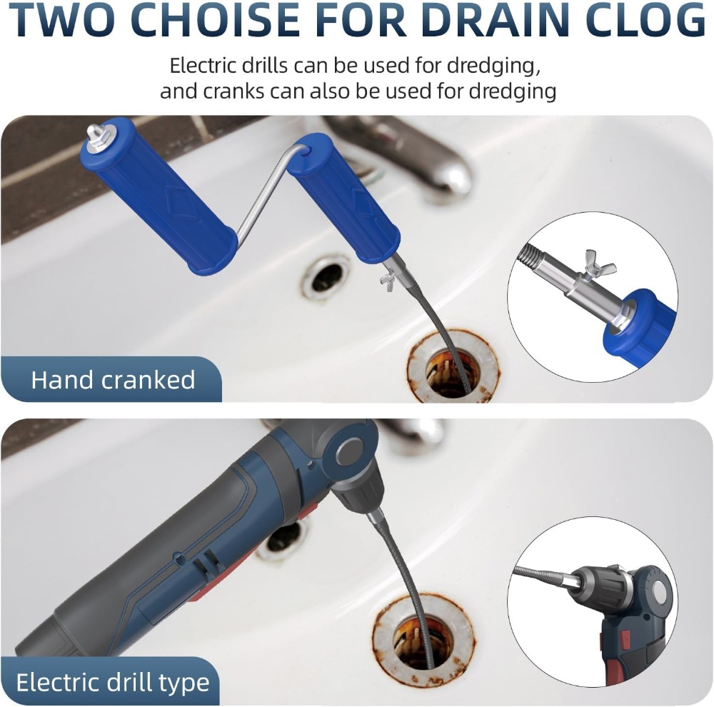 Drain Snake 16.4ft x 6mm Auto  - Drain Snake Flexible ulasan dan harga